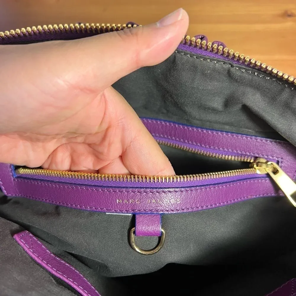 Marc Jacobs Stardust Bag Purple Studded Cecilia